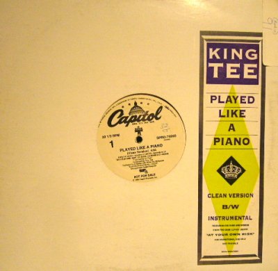 画像1: KING TEE / PLAYED LIKE A PIANO (US-PROMO)