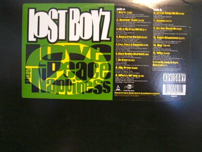 画像1: LOST BOYZ / LOVE, PEACE & NAPPINESS (LP)