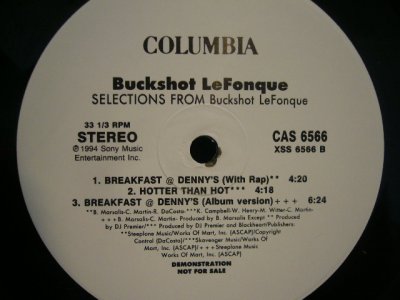 画像2: BUCKSHOT LEFONQUE / SELECTIONS FROM BUCKSHOT LEFONQUE