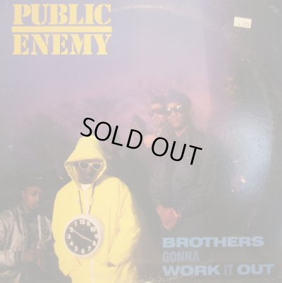 画像1: PUBLIC ENEMY / BROTHERS GONNA WORK IT OUT (PROMO)