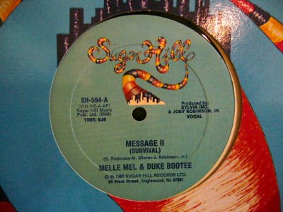 画像1: MELLE MEL & DUKE BOOTEE / MESSAGE II (SURVIVAL)