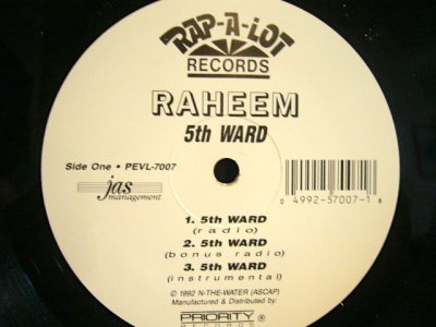 画像1: RAHEEM / 5TH WARD