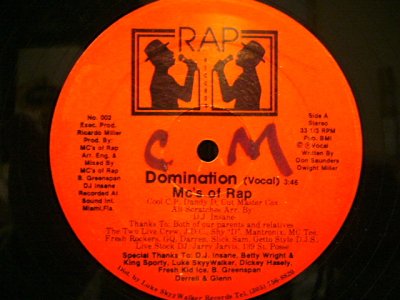 画像1: MC'S OF RAP / DOMINATION