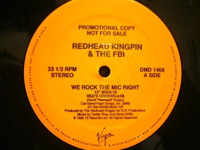 画像2: REDHEAD KINGPIN & THE FBI / WE ROCK THE MIC RIGHT