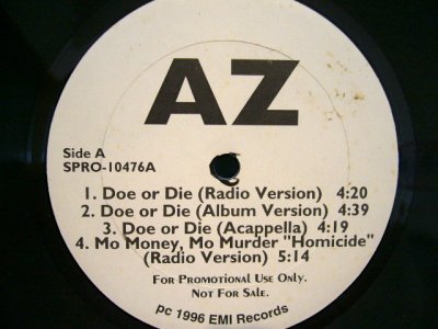 画像1: AZ ‎/ DOE OR DIE (PROMO)