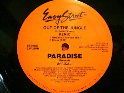 画像1: PARADISE Presents AFRIKALI / OUT OF THE JUNGLE (REMIX)