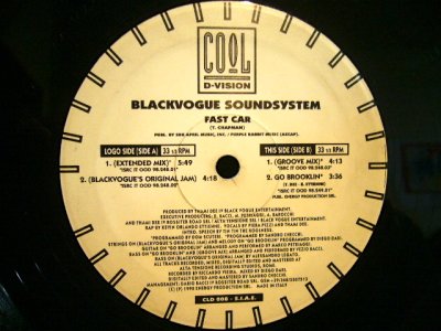 画像1: BLACKVOGUE SOUNDSYSTEM / FAST CAR