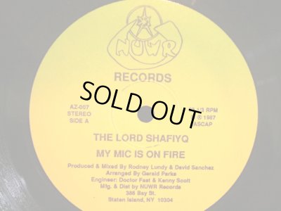 画像1: THE LORD SHAFIYQ / MY MIC IS ON FIRE