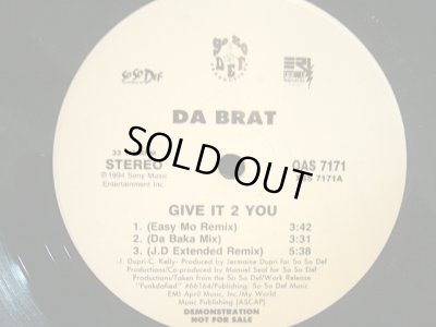 画像1: DA BRAT / GIVE IT 2 YOU (REMIXES)