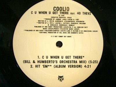 画像2: COOLIO / C U  WHEN U GET THERE Feat. 40 THEVZ