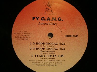 画像1: FY G.A.N.G. / N HOOD NIGGAZ