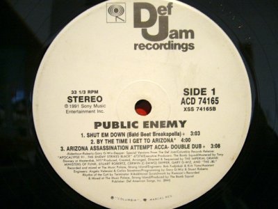 画像2: PUBLIC ENEMY / SHUT EM DOWN (PROMO)