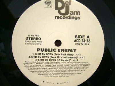 画像1: PUBLIC ENEMY / SHUT EM DOWN (PROMO)