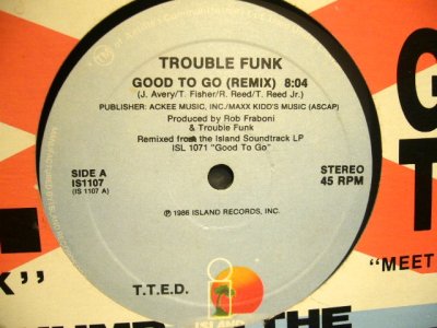 画像2: TROBLE FUNK / GOOD TO GO (REMIX)