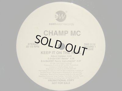 画像1: CHAMP MC / KEEP IT ON REAL (PROMO)