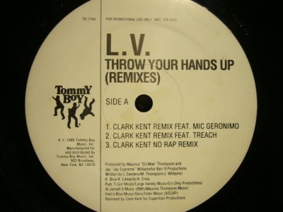 画像1: L.V. / THROW YOUR HANDS UP (REMIXES)