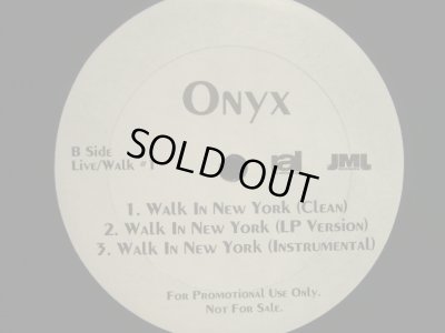 画像2: ONYX / LIVE!!! / WALK IN NEW YORK  (US-PROMO)