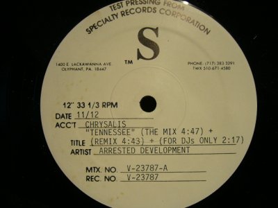 画像1: ARRESTED DEVELOPMENT / TENNESSEE (TESTPRESS)