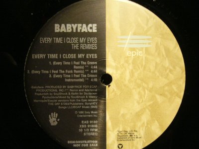 画像2: BABYFACE / EVERY TIME I CLOSE MY EYES (THE REMIXES)