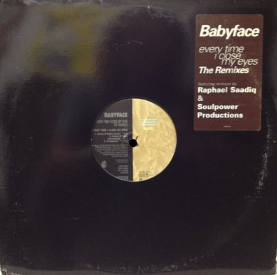 画像1: BABYFACE / EVERY TIME I CLOSE MY EYES (THE REMIXES)