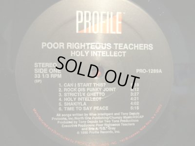 画像3: POOR RIGHTEOUS TEACHERS / HOLY INTELLECT (LP)