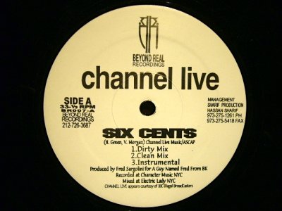 画像1: CHANNEL LIVE / SIX CENTS / LIVE 4 HIP HOP