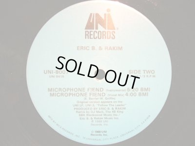 画像2: ERIC B. & RAKIM / MICROPHONE FIEND