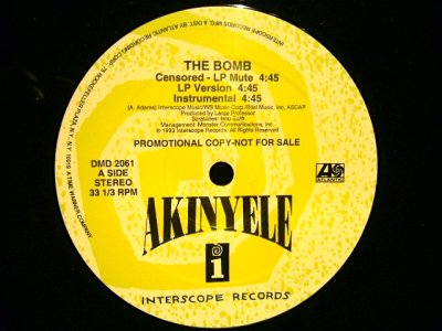 画像1: AKINYELE / THE BOMB  (US-PROMO)