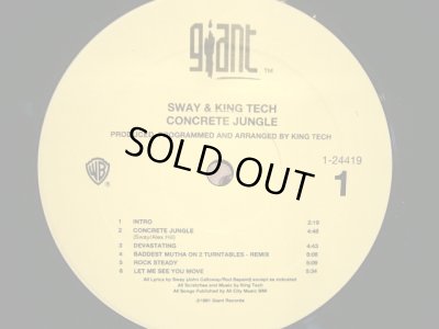 画像3: SWAY & KING TECH / CONCRETE JUNGLE  (US-LP)