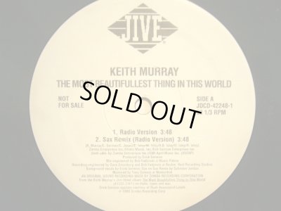 画像1: KEITH MURRAY / THE MOST BEAUTIFULLEST THING IS THIS WORLD (SAX REMIX)  (US PROMO)