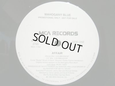 画像1: MAHOGANY BLUE ‎/ AFFAIR  (US-PROMO)