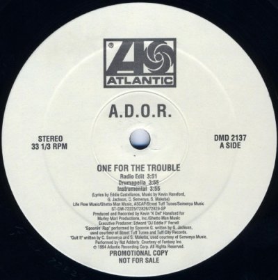 画像1: A.D.O.R. / ONE FOR THE TROUBLE  (¥1000)