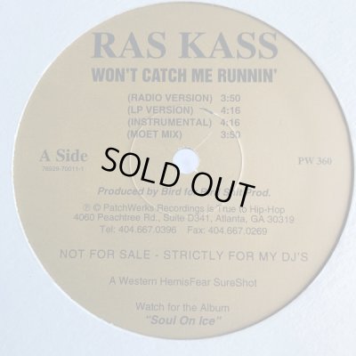 画像2: RAS KASS / WON'T CATCH ME RUNNIN' / REMAIN ANONYMOUS (US-PROMO)