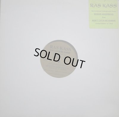 画像1: RAS KASS / WON'T CATCH ME RUNNIN' / REMAIN ANONYMOUS (US-PROMO)