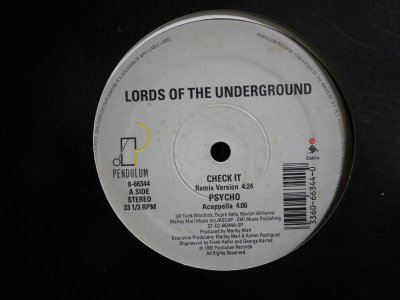 画像1: LORDS OF THE UNDERGROUND / CHECK IT (THE REMIX)  (¥1000)