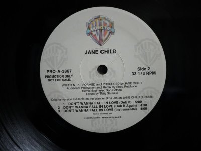 画像2: JANE CHILD / DON'T WANNA FALL IN LOVE (US-PROMO)