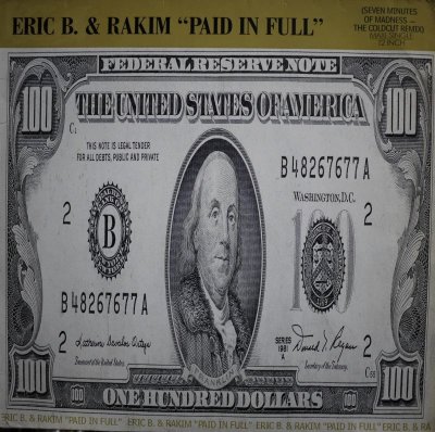 画像1: ERIC B. & RAKIM ‎/ PAID IN FULL (SEVEN MINUTES OF MADNESS - THE COLDCUT REMIX)  (UK)