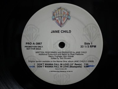 画像1: JANE CHILD / DON'T WANNA FALL IN LOVE (US-PROMO)