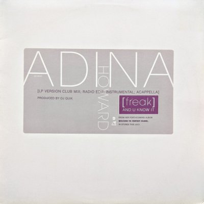 画像1: ADINA HOWARD / (FREAK) AND U KNOW IT (US-PROMO)