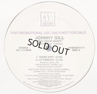 画像1: JOHNNY GILL FEAT. ROGER TROUTMAN / IT'S YOUR BODY (US-PROMO)