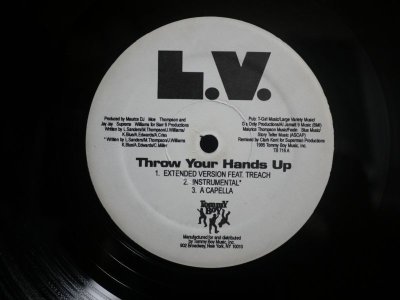 画像2: L.V. / THROW YOUR HANDS UP (US)