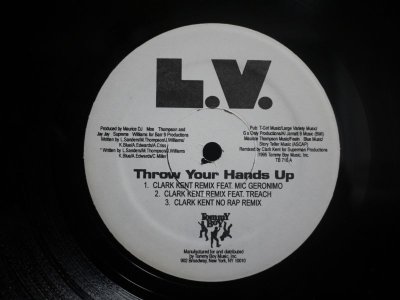 画像1: L.V. / THROW YOUR HANDS UP (US)