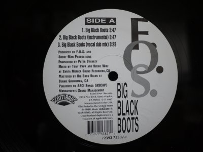 画像1: F.O.S. / BIG BLACK BOOTS (¥1000)