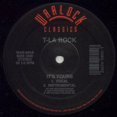 画像1: T LA ROCK & JAZZY JAY / IT'S YOURS