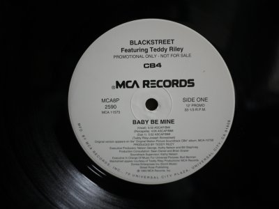 画像1: BLACKSTREET Feat. TEDDY RILEY / BABY BE MINE (US-PROMO)