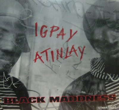 画像1: BLACK MADDNES  / IGPAY ANTINLAY