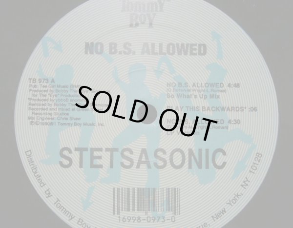 画像1: STETSASONIC / NO B.S. ALLOWED  (1)