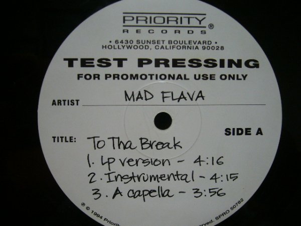 画像1: MAD FLAVA / TO THA BREAK (1)