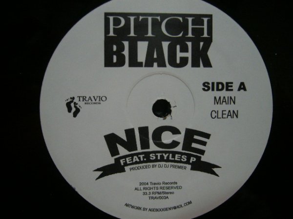 画像1: PITCH BLACK / NICE FEAT. STYLES P (1)