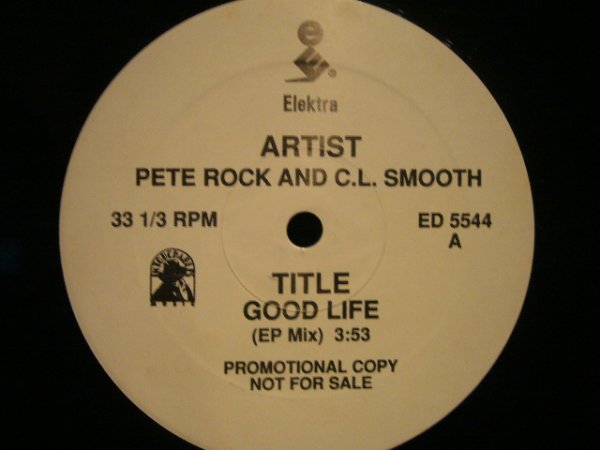 画像1: PETE ROCK & C.L. SMOOTH / GOOD LIFE (PROMO) (1)